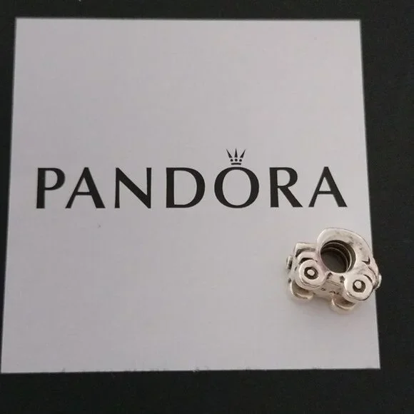 Pandora Sterling Silver + CZ Car Charm  790405CZ - Picture 4 of 4